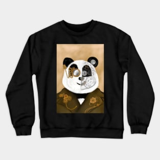 SteamPunk Panda Crewneck Sweatshirt